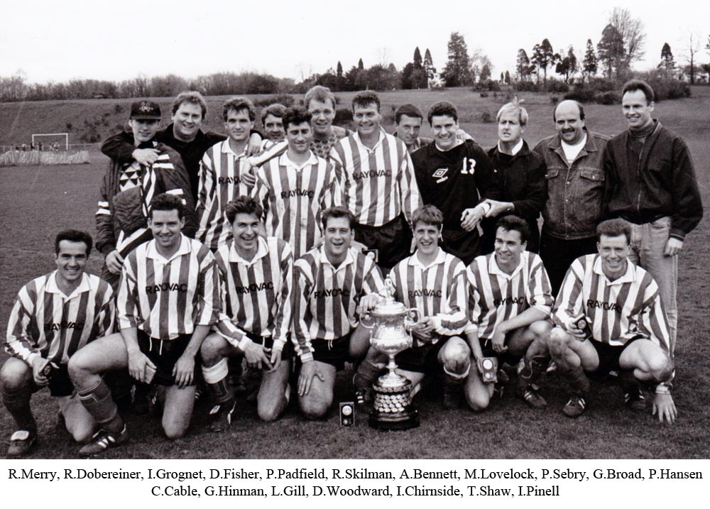 Sevenoaks Charity Senior Cup Winners 1992-93
