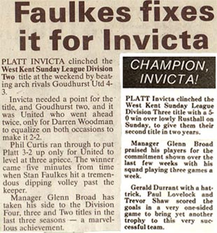Faulkes fixes it for Invicta