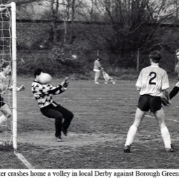 Platt FC - Paul Baker Crashes Home a volley against rivals Borough Green Rangers