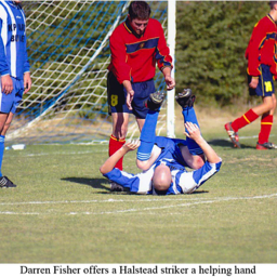 Platt FC - Darren Fisher offers helping hand to Halstead striker