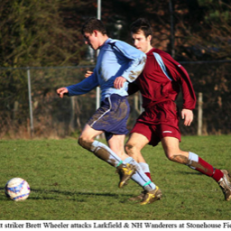 Platt FC - Brett Wheeler attacks Larkfield & NH Wanderers at Stonehouse Field