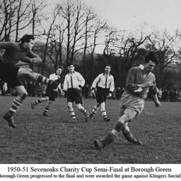 1950-51 Sevenoaks Charity Cup Semi-Final at Borough Green Recreation Ground