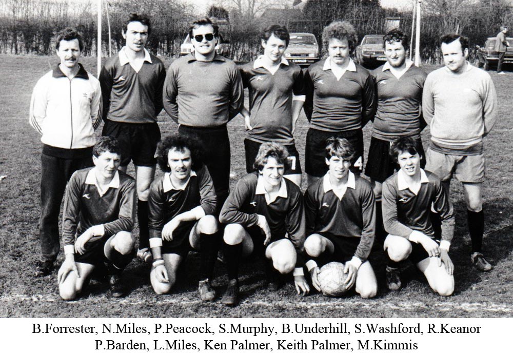 Team photo of Platt Reserves from 1983