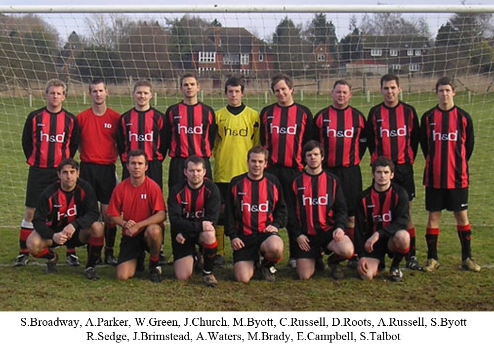 Team photo of Platt FC from 2010