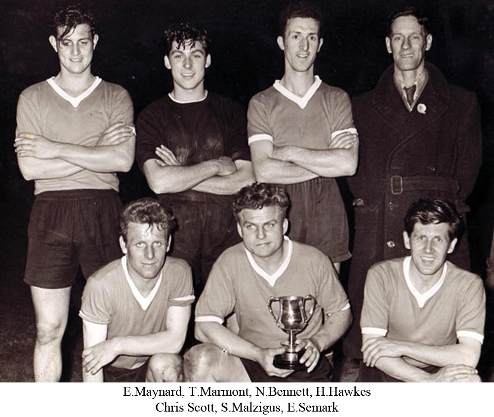 Platt FC, Sevenoaks 6-a-side winners 1960