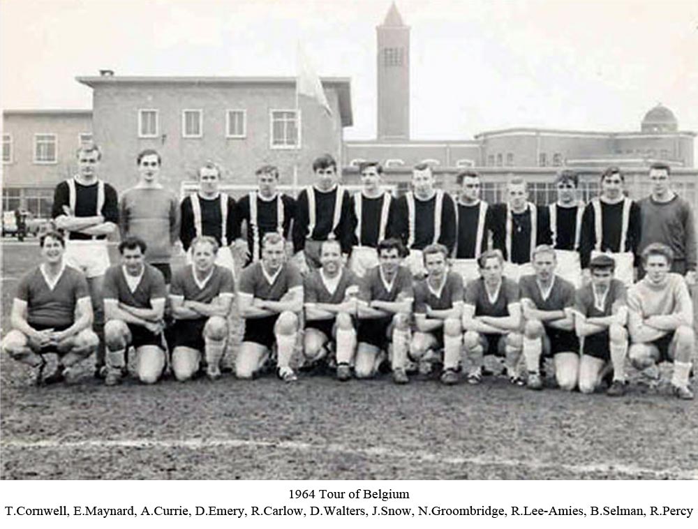 Platt FC on tour in Belgium 1964
