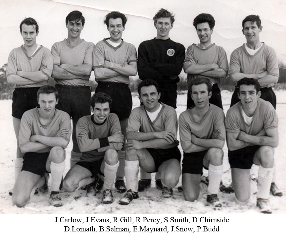 Team photo of Platt FC from 1963