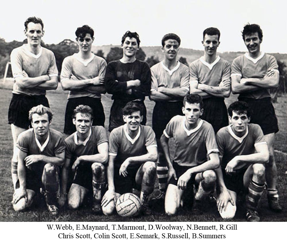 Team photo of Platt FC from 1961