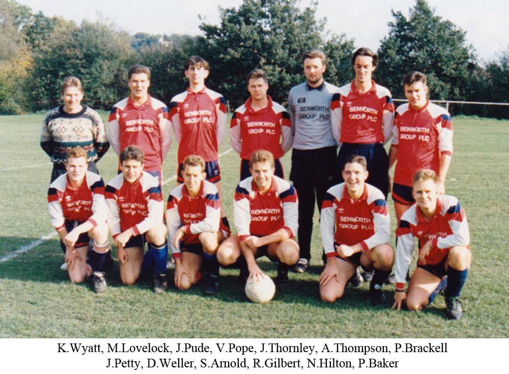Team photo of Platt Reserves from 1993