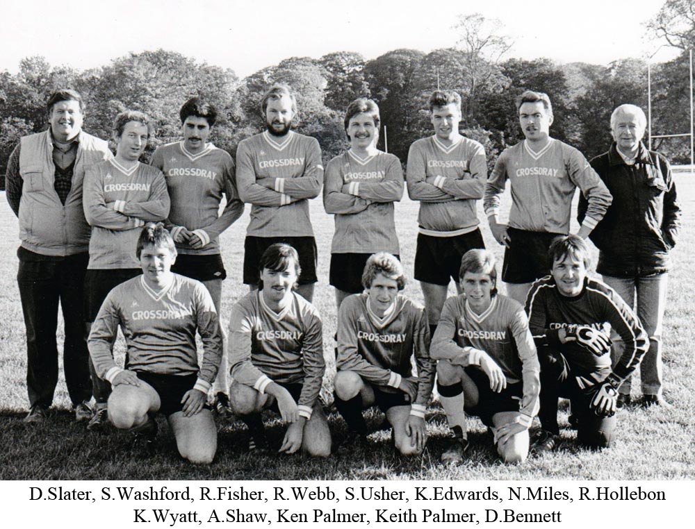 Team photo of Platt Reserves FC from 1985