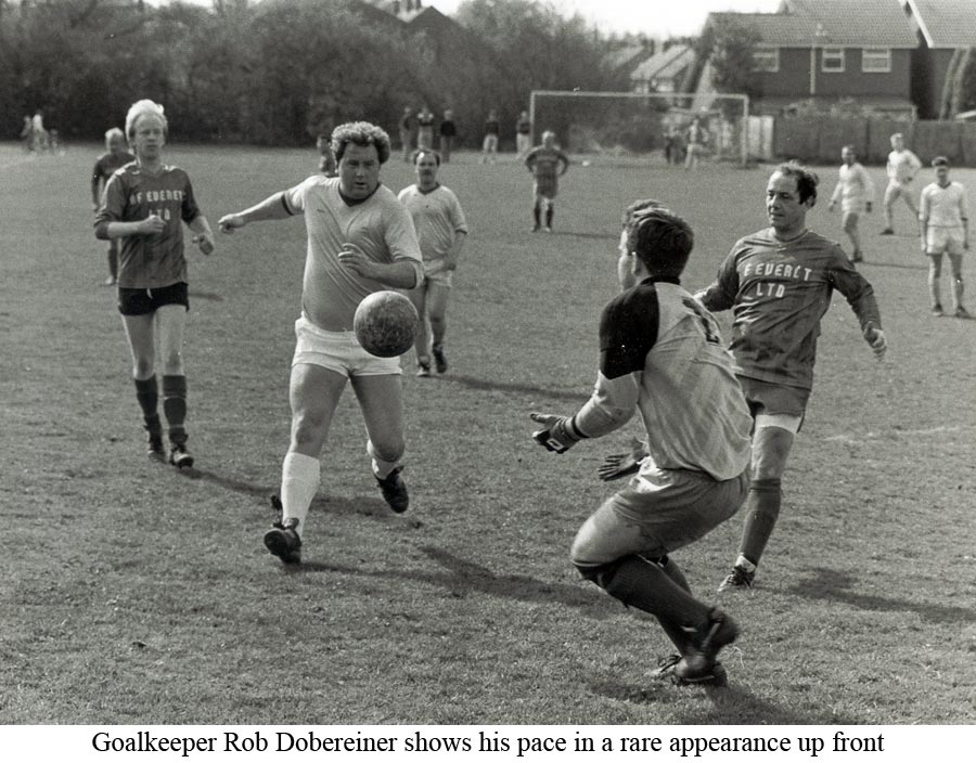 Platt's Rob Dobereiner makes rare appearance up front in 1992