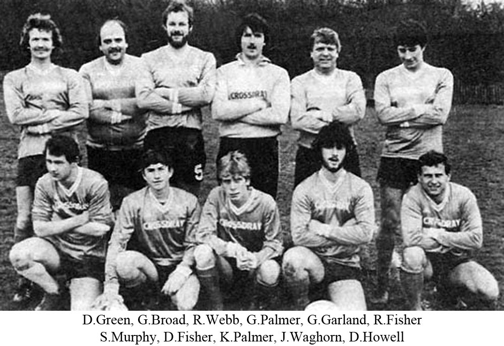 Team photo of Platt Reserves FC from 1983